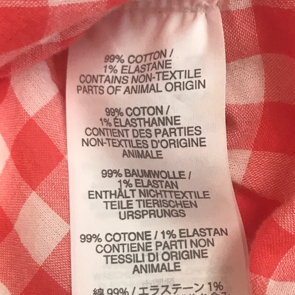 J Crew Classic-fit boy shirt in crinkle gingham 4 - Picture 7 of 9